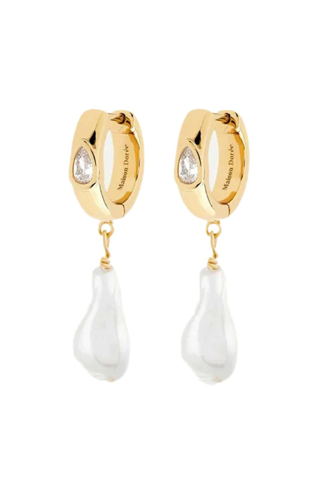 Boucles d'oreilles créoles - Aurora - Doré