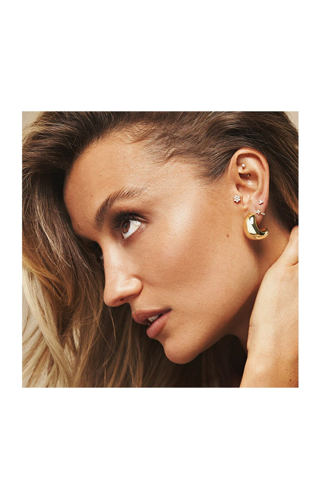 Boucles d’oreilles - Gisèle - Doré