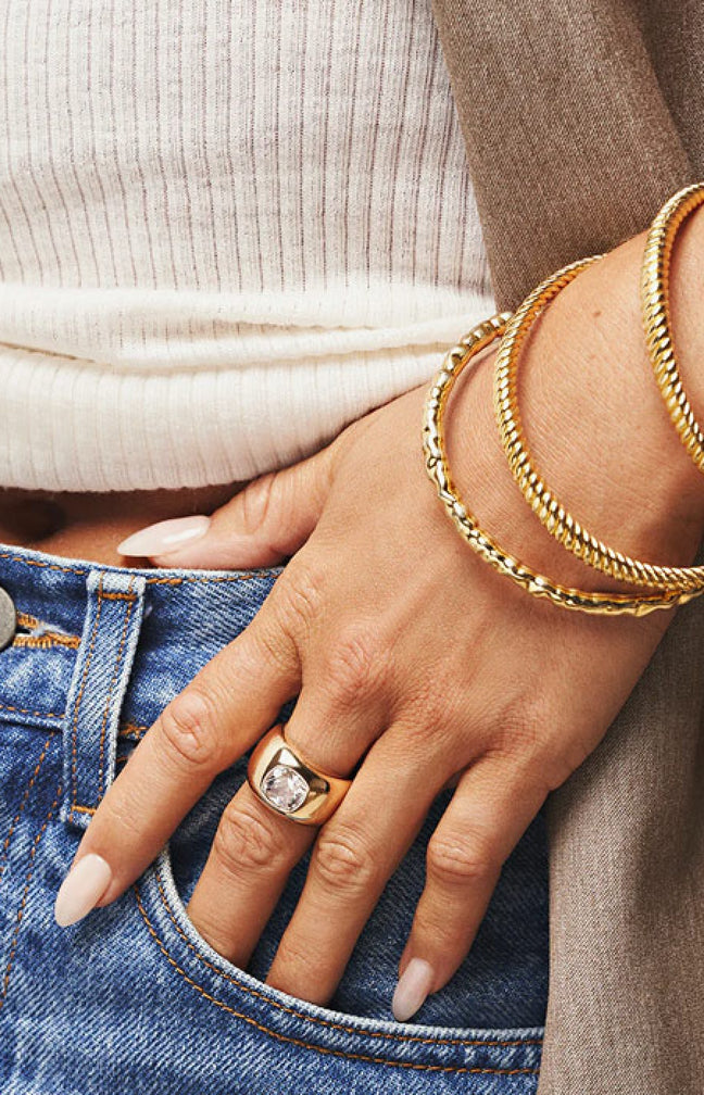 Bracelet - Jonc Kate - Taille S/M - Doré