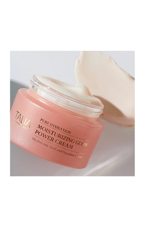 Crème hydratante illuminatrice - Acide hyaluronique & peptides  - 50 ml