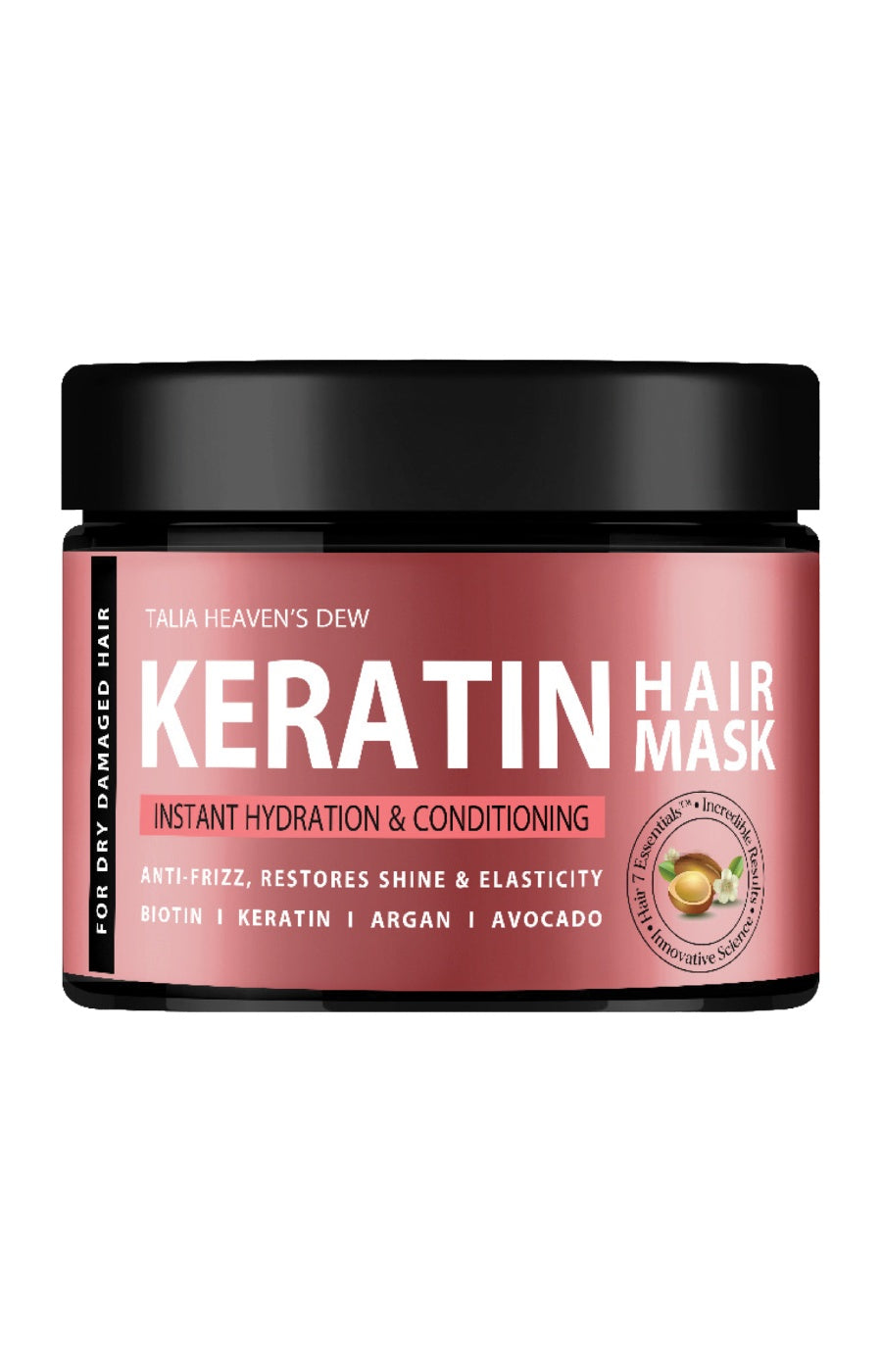 Masque réparateur & hydratant - Heaven's Dew - Cheveux secs & abîmés - 250 ml
