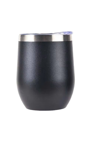 Tasse isotherme avec couvercle - 340 ml - Noir