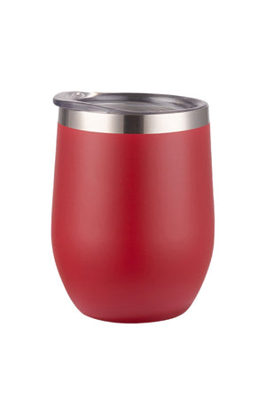 Tasse isotherme avec couvercle - 340 ml - Rouge
