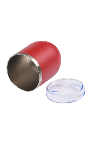 Tasse isotherme avec couvercle - 340 ml - Rouge