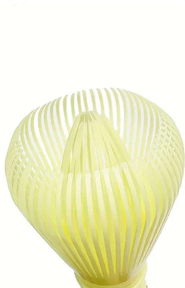 Fouet à matcha premium  - Résine - Jaune