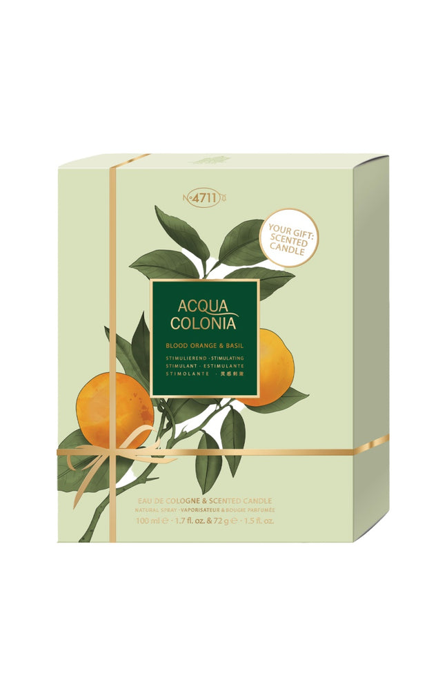 4711 Coffret Acqua Colonia Eau de Cologne - Orange sanguine & basilic - 100 ml