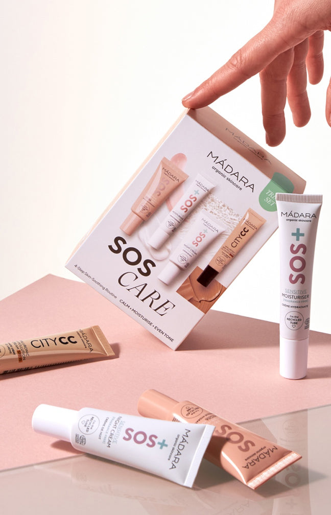 Coffret routine apaisante visage - SOS Care - Light - 4 mini produits