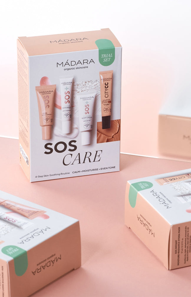 Coffret routine apaisante visage - SOS Care - Light - 4 mini produits