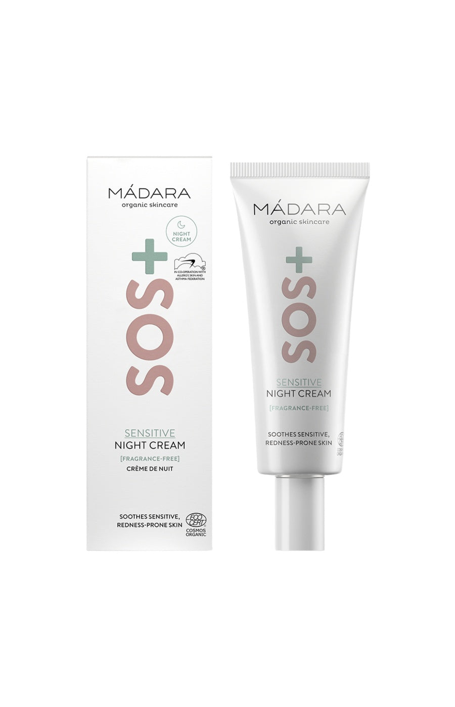 Crème de nuit - Sos+ Sensitive - Visage - 70 ml