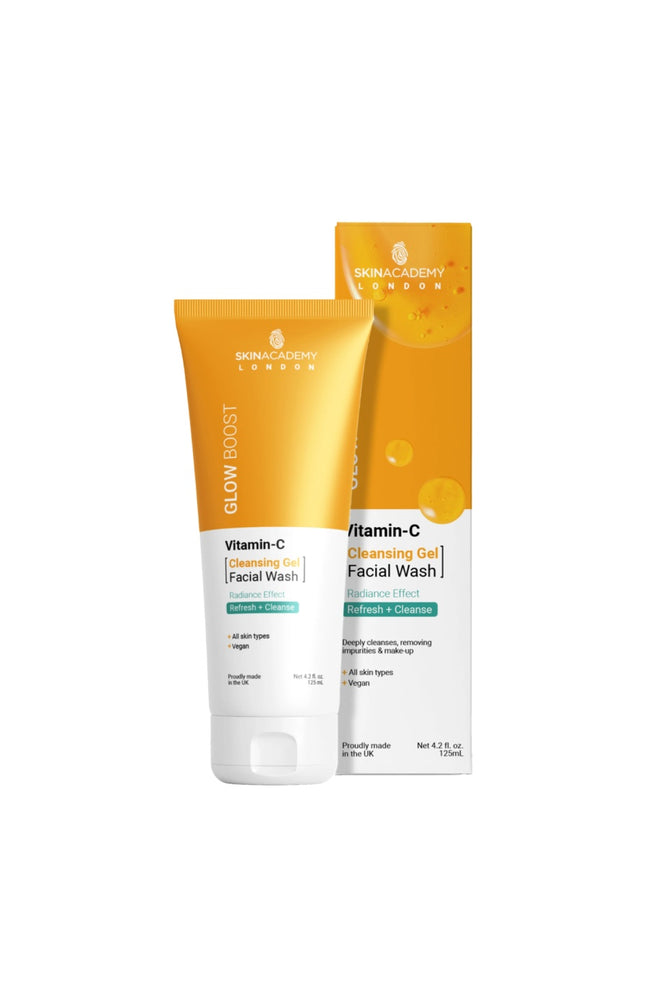Crème nettoyante - Glow boost - Vitamine C - Visage - 125 ml