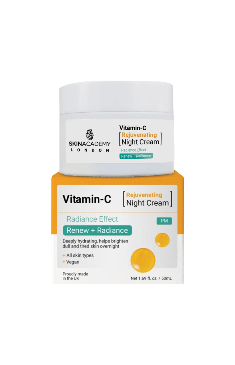 Crème de nuit réjeunissant - Glow boost - Vitamine C - Visage - 50 ml