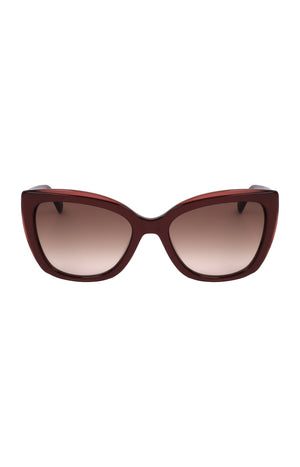 Longchamp - Lunettes de soleil - Catégorie 2 - Rouge