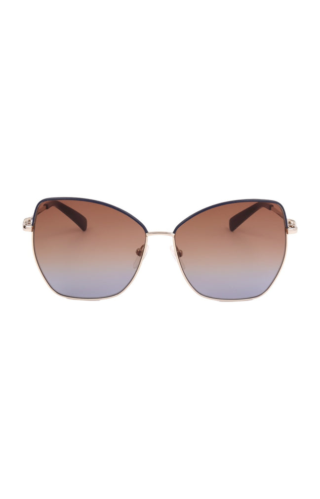 Longchamp - Lunettes de soleil - Catégorie 2 - Doré