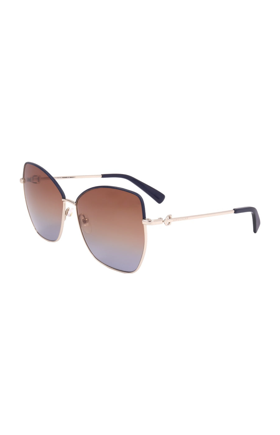 Longchamp - Lunettes de soleil - Catégorie 2 - Doré