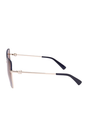 Longchamp - Lunettes de soleil - Catégorie 2 - Doré