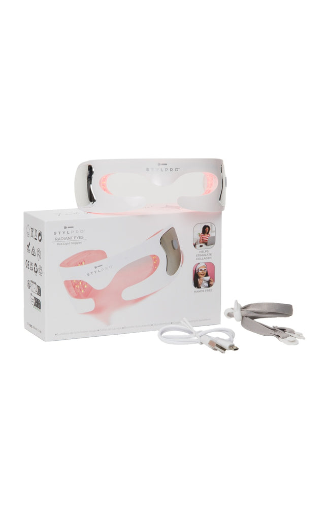 Lunettes de luminothérapie LED rouge - Anti-âge - Yeux