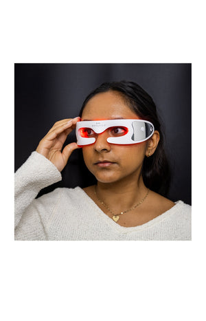Lunettes de luminothérapie LED rouge - Anti-âge - Yeux