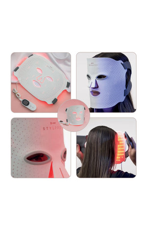 Masque luminothérapie LED - Anti-âge - Visage