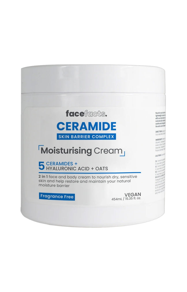Crème hydratante - Céramide - Peaux sèches - Corps - 454 ml