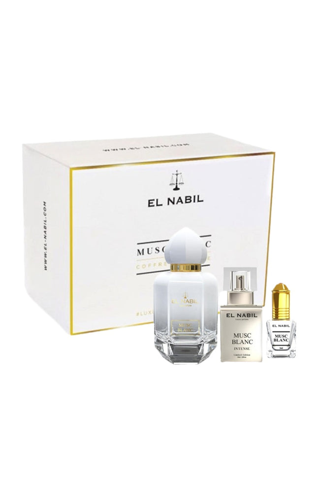 Coffret parfumé Musc Blanc Intense - Floral - 3 produits