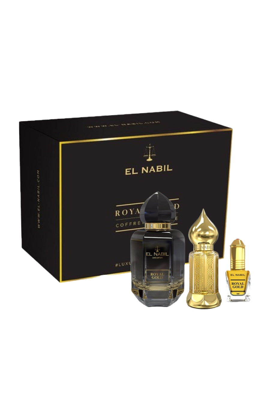 Coffret parfumé Royal Gold Prestige - Oriental floral - 3 produits