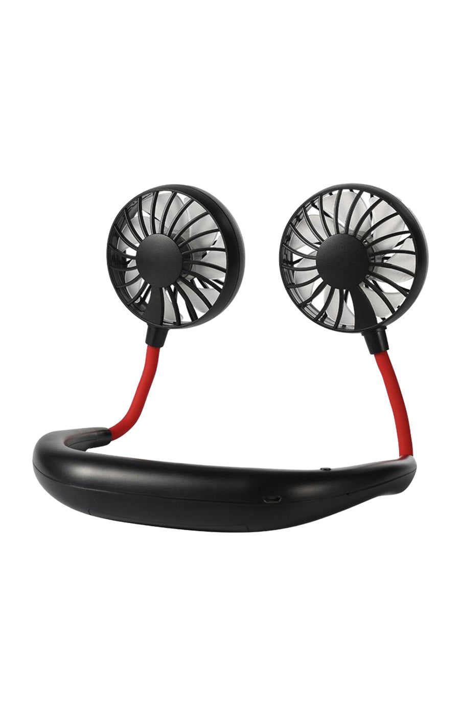Mini ventilador dual diadema cuello con bateria recargable