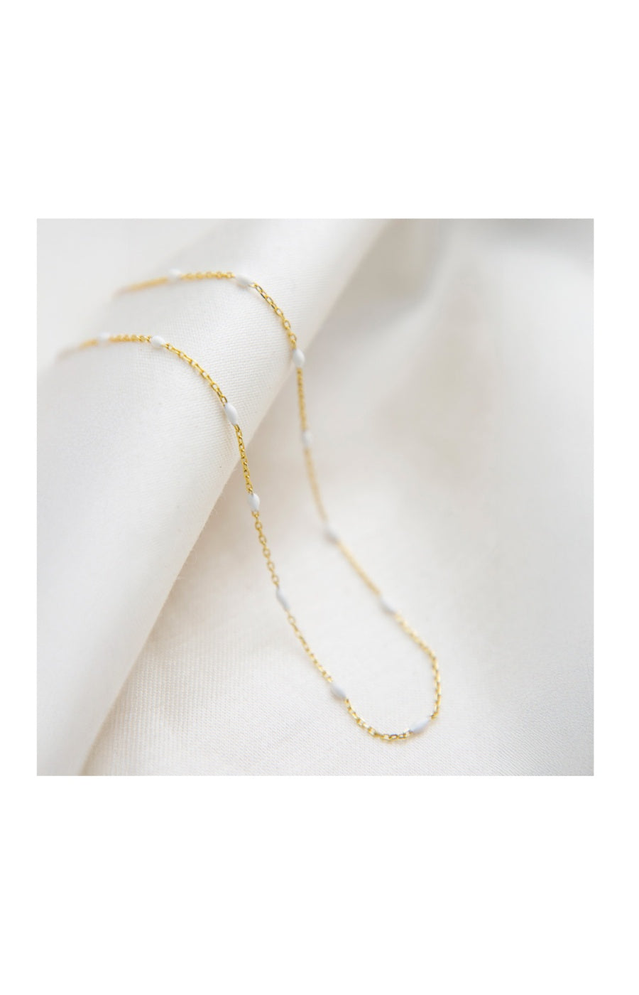 Bracelet de cheville émaillés - Argent 925 plaqué or