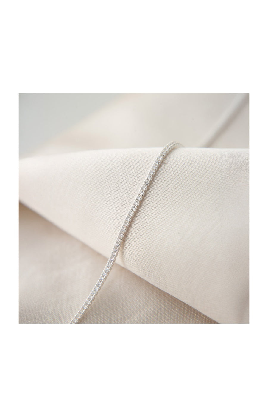 Bracelet rivière zircon - Argent 925 & zircon