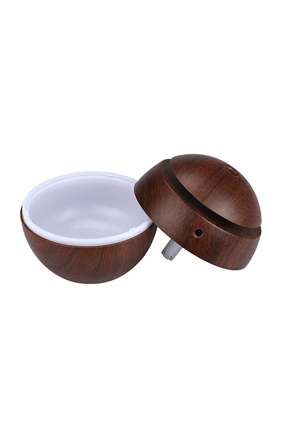 Humidificateur avec lumières LED - 130 ml - Marron foncé