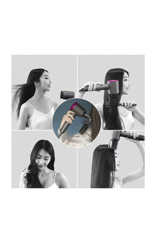 Sèche-cheveux ionique design & performant - 1600 W