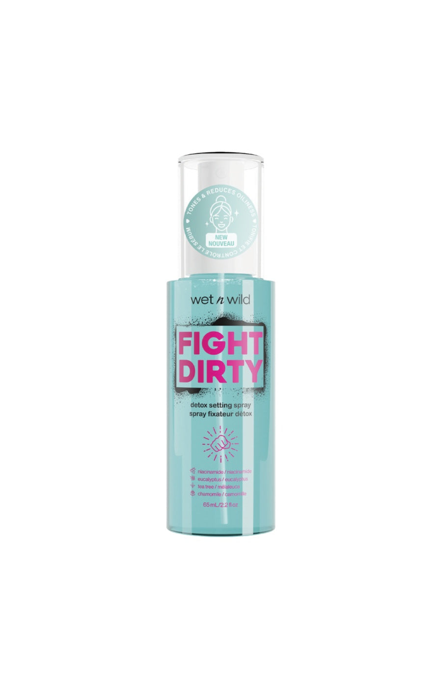 Spray fixateur détoxifiant - Fight Dirty - Niacinamide - 65 ml