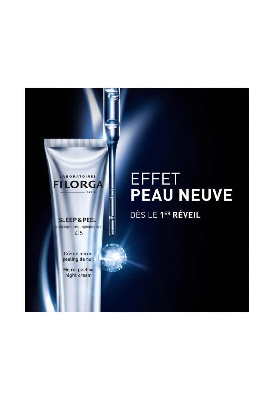 Crème de nuit - Sleep & Peel - AHA & BHA - Visage - 40ml