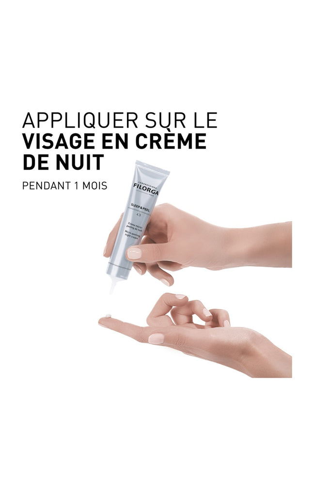 Crème de nuit - Sleep & Peel - AHA & BHA - Visage - 40ml