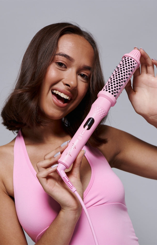 Brosse thermique infrarouge - Rose