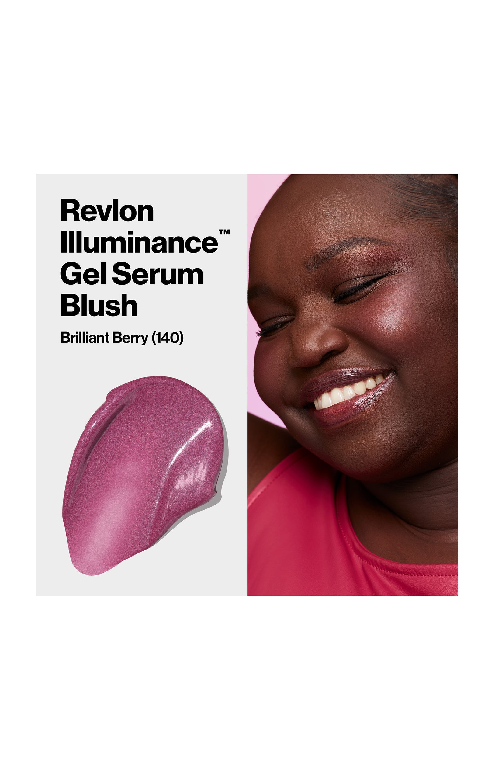 Blush gel hydratant - Illuminance™ - N° 140 Brilliant Berry
