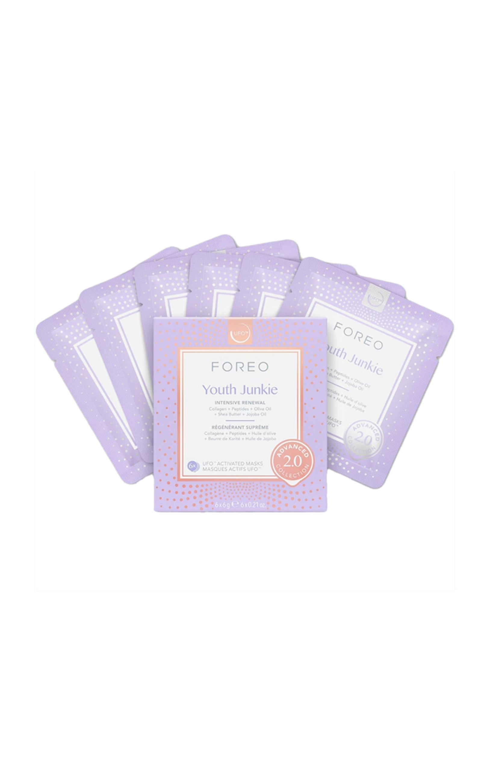 Masque anti-âge UFO™ - Youth Junkie - Peaux matures - 6 unités