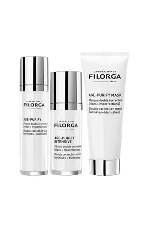 Routine double correction - Age-purify - Peaux matures - 3 soins