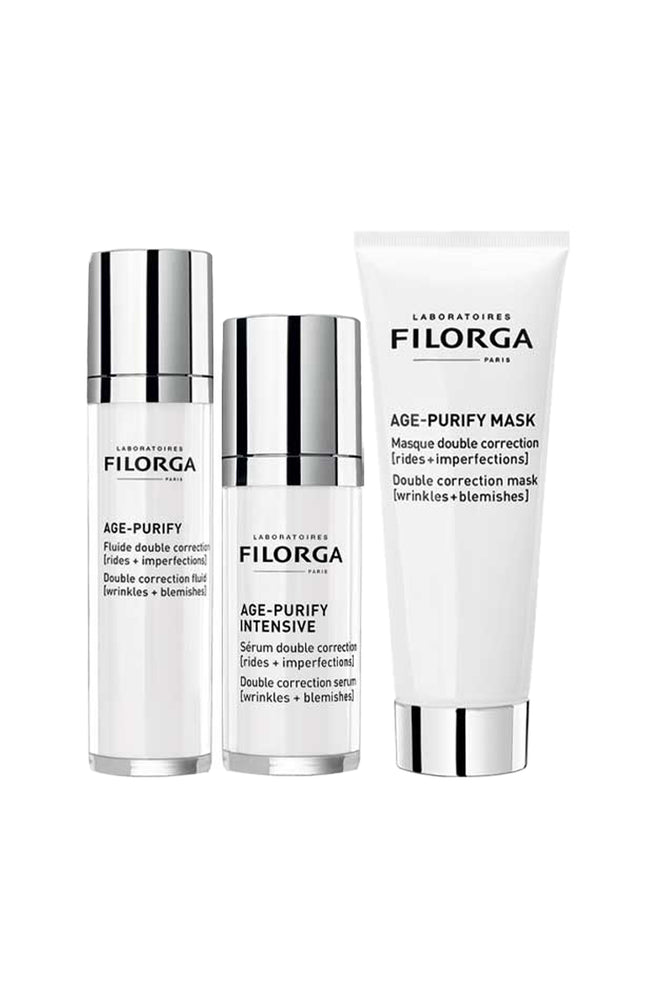 Routine double correction - Age-purify - Peaux matures - 3 soins