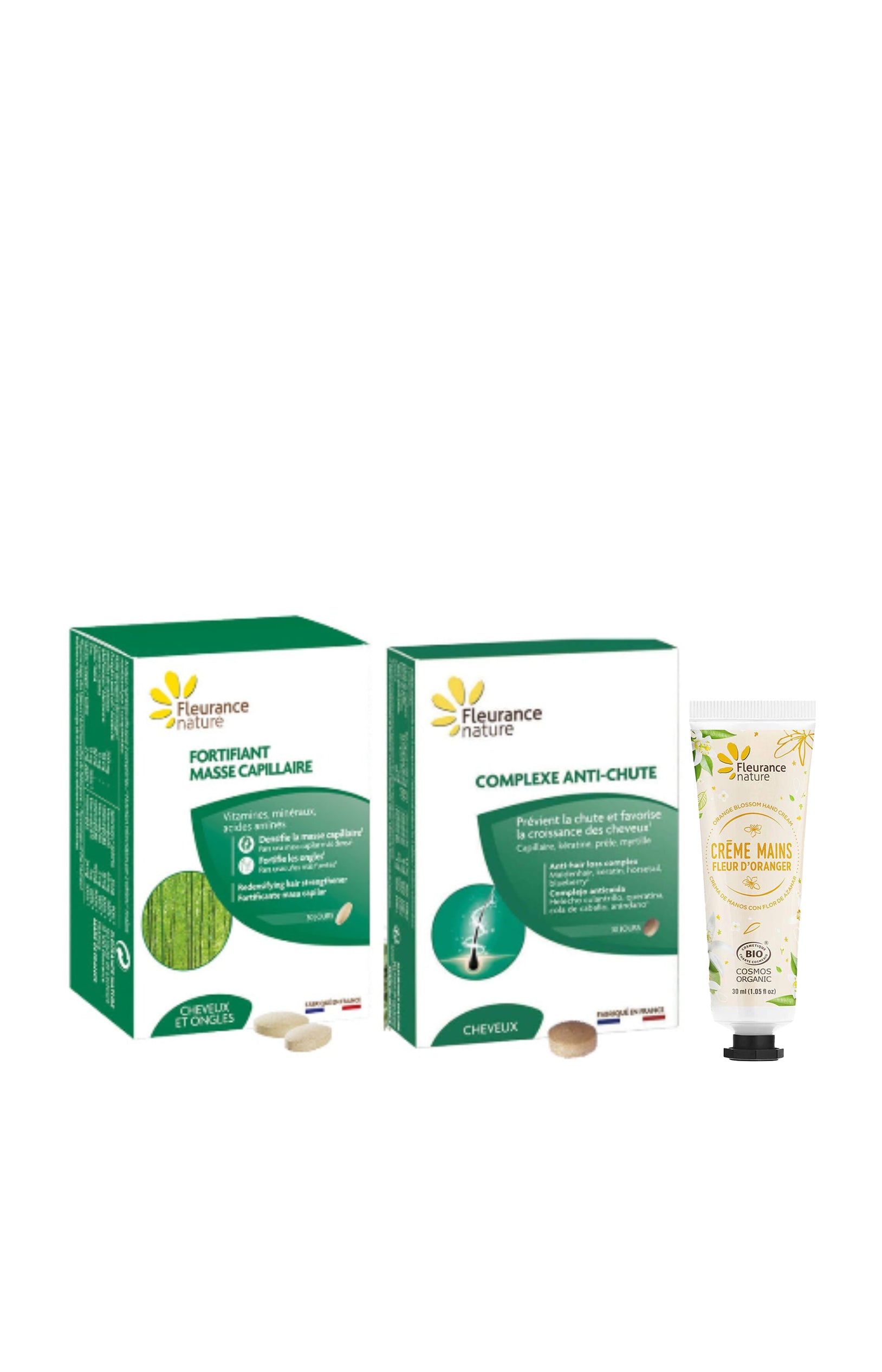 Duo capillaire - Fortifiant & anti-chutes - 1 mois