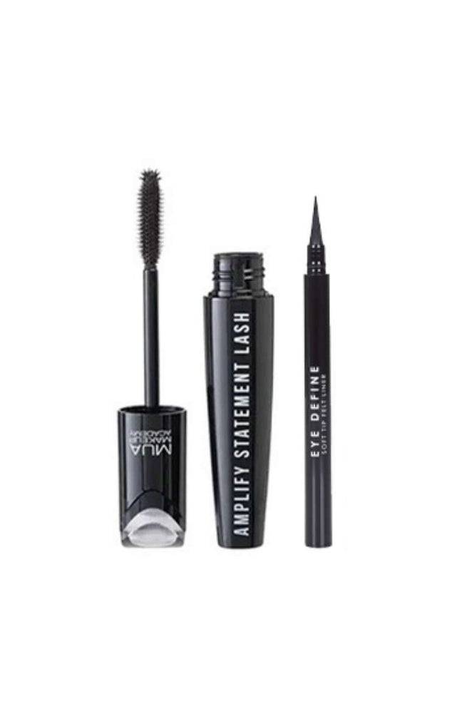 Mascara volume & eyeliner feutre - Noir