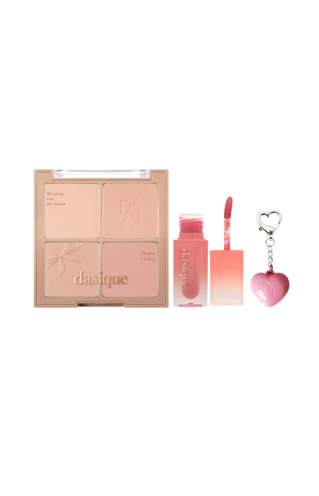 Palette de blushs & encre à lèvres + porte clés offert
