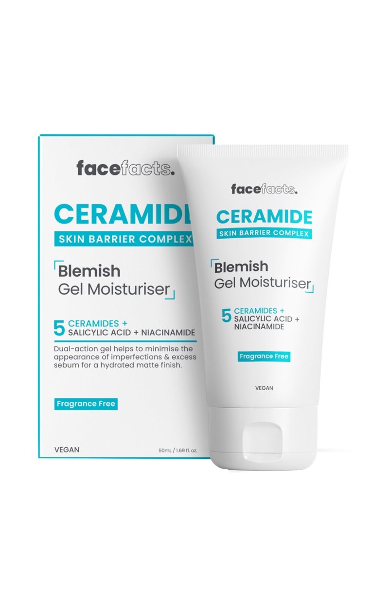 Gel-crème anti-imperfections - Céramides & acide salicylique - Peaux grasses & à imperfections - 50 ml
