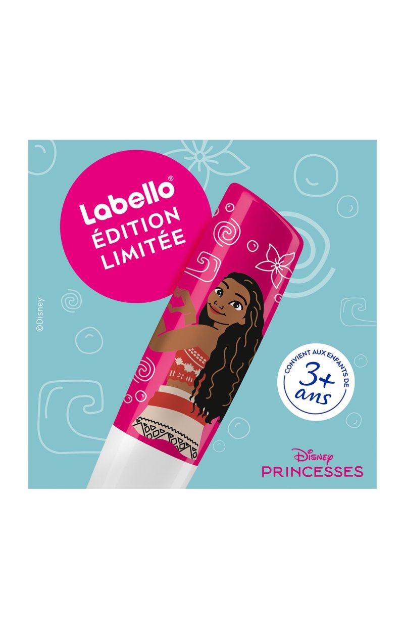 Labello - Disney Princesse - Pastèque - Vaiana - 4,8 g
