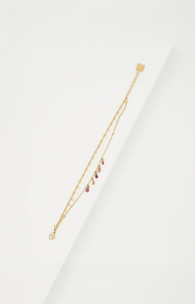 Bracelet - Acier inoxydable - Doré & rose