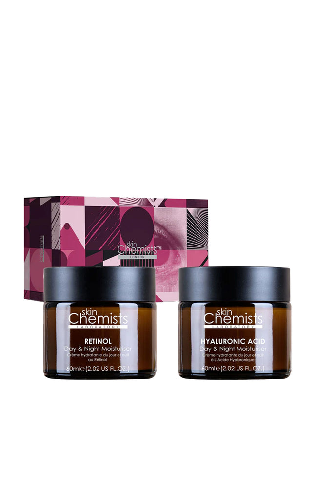 Duo hydratant anti-âge - Retinol & Acide hyaluronique - 2 x 50 ml