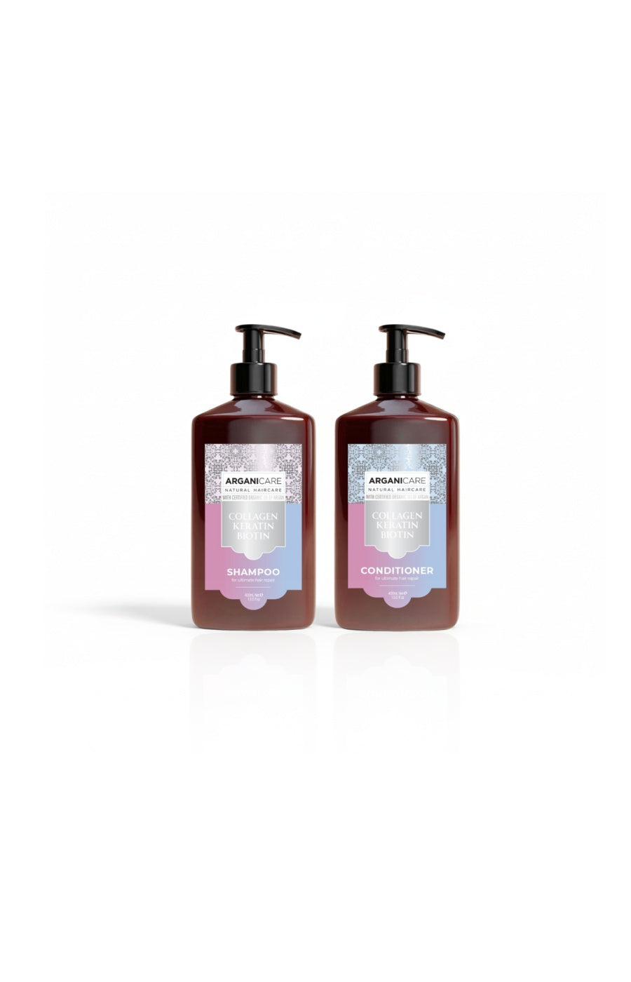 Duo Shampooing & Après-Shampoing Collagène, Biotine & Kératine