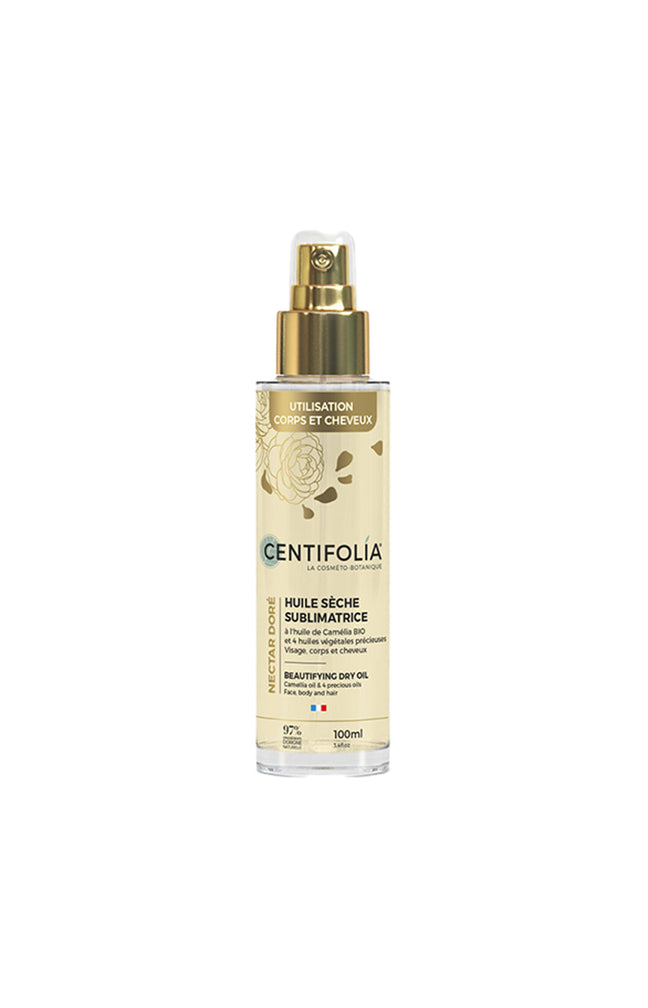 Huile sèche sublimatrice bio - Camélia - Visage, corps & cheveux - 105 ml