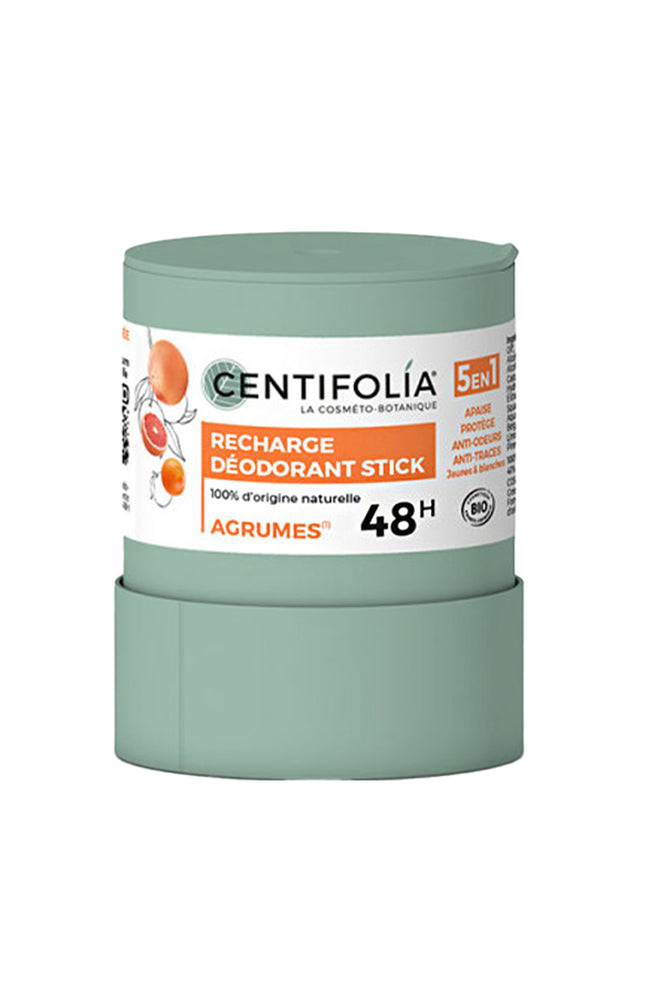 Recharge déodorant stick efficacité 48h bio - Agrumes - 50 g