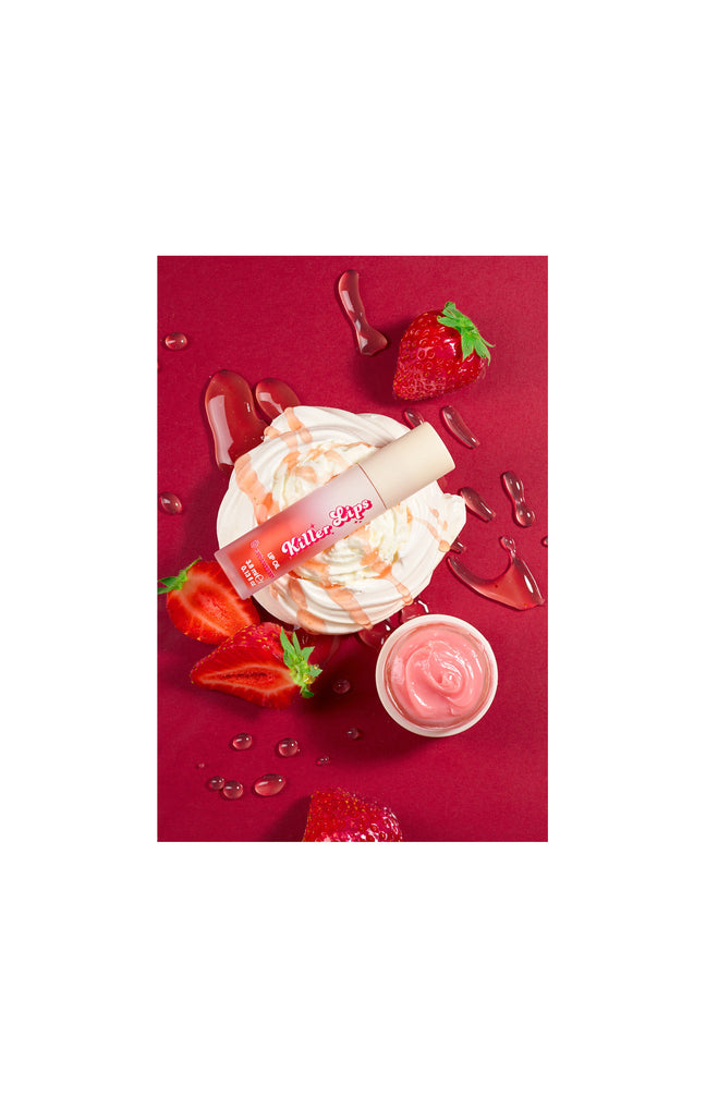 Masque & huile hydratante lèvres - Fruit rouges - Vitamines & acide hyaluronique