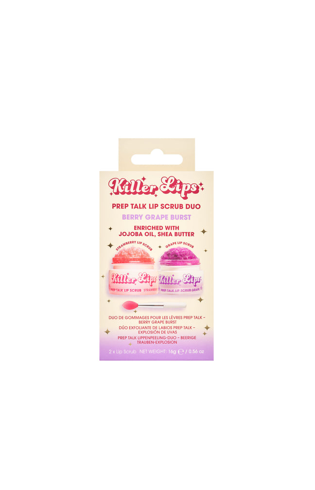 Gommages lèvres - Fruits rouges & raisin - 2 x 16 g